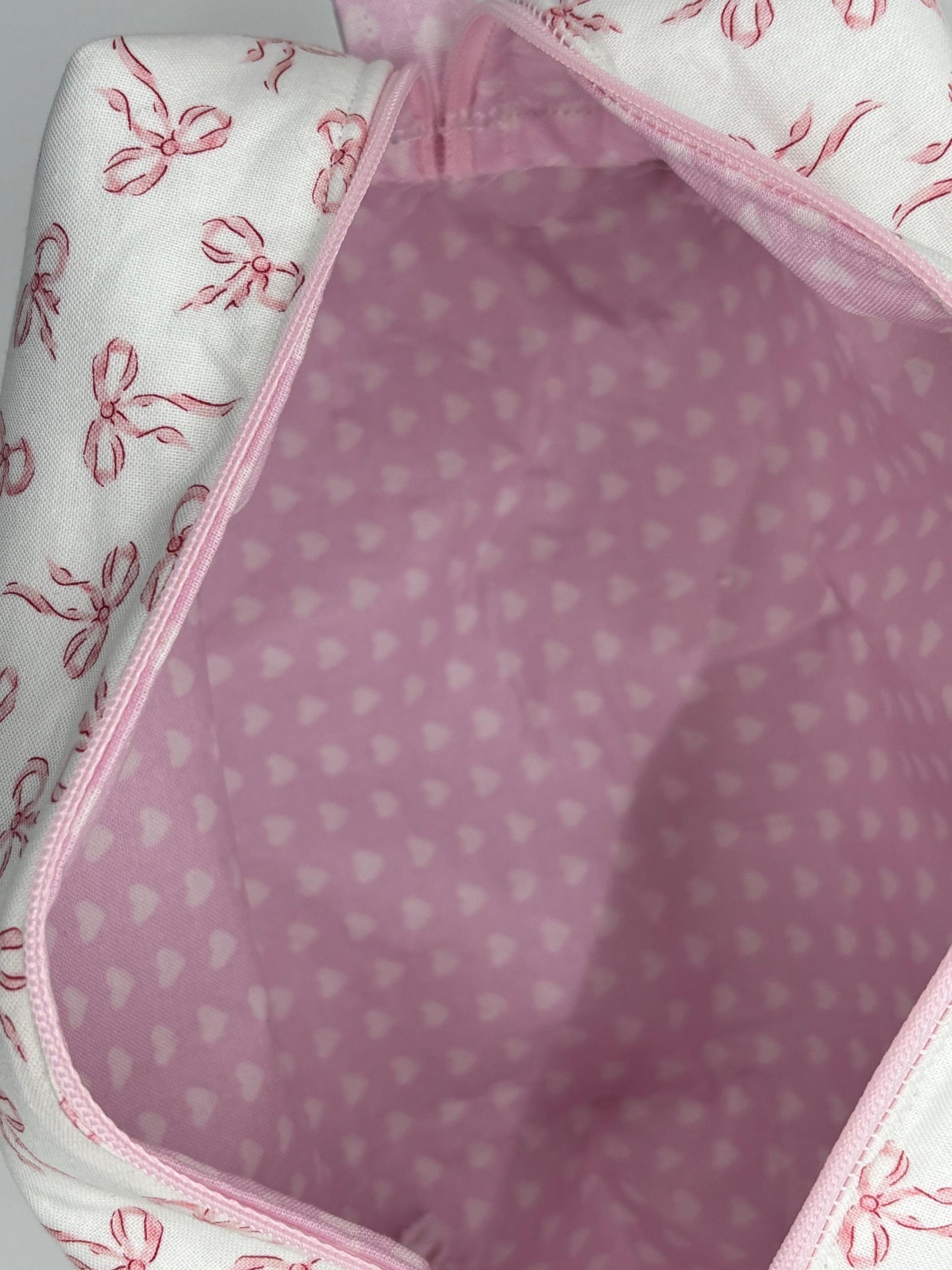 Tiny Bows Boxy Pouch - The Cutest Little Catch-All!