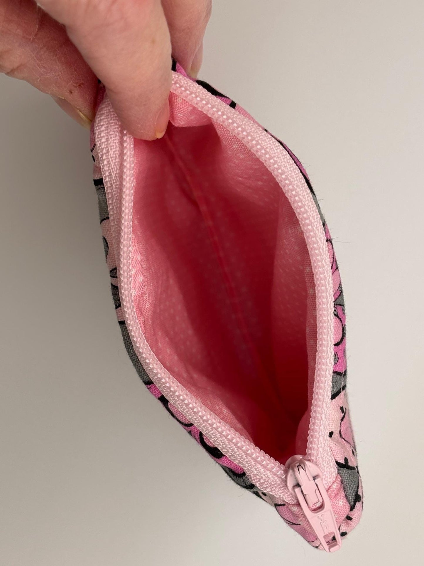 Quilted Mini Zippered Pouch