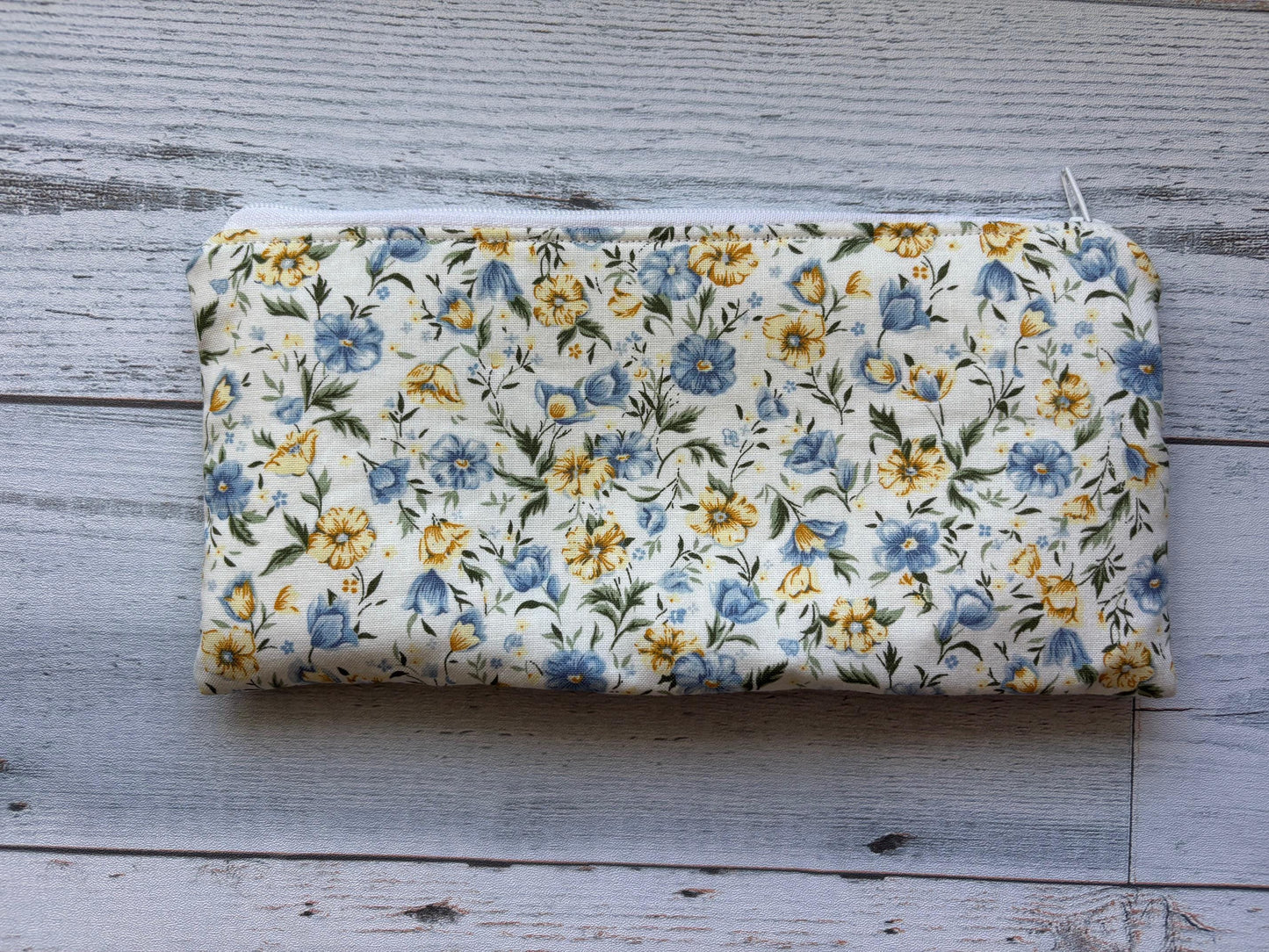 Zippered Pencil Pouch Organizer for School & Office, Pen Case, Small Travel Makeup Bag, Cute Stationery Holder
