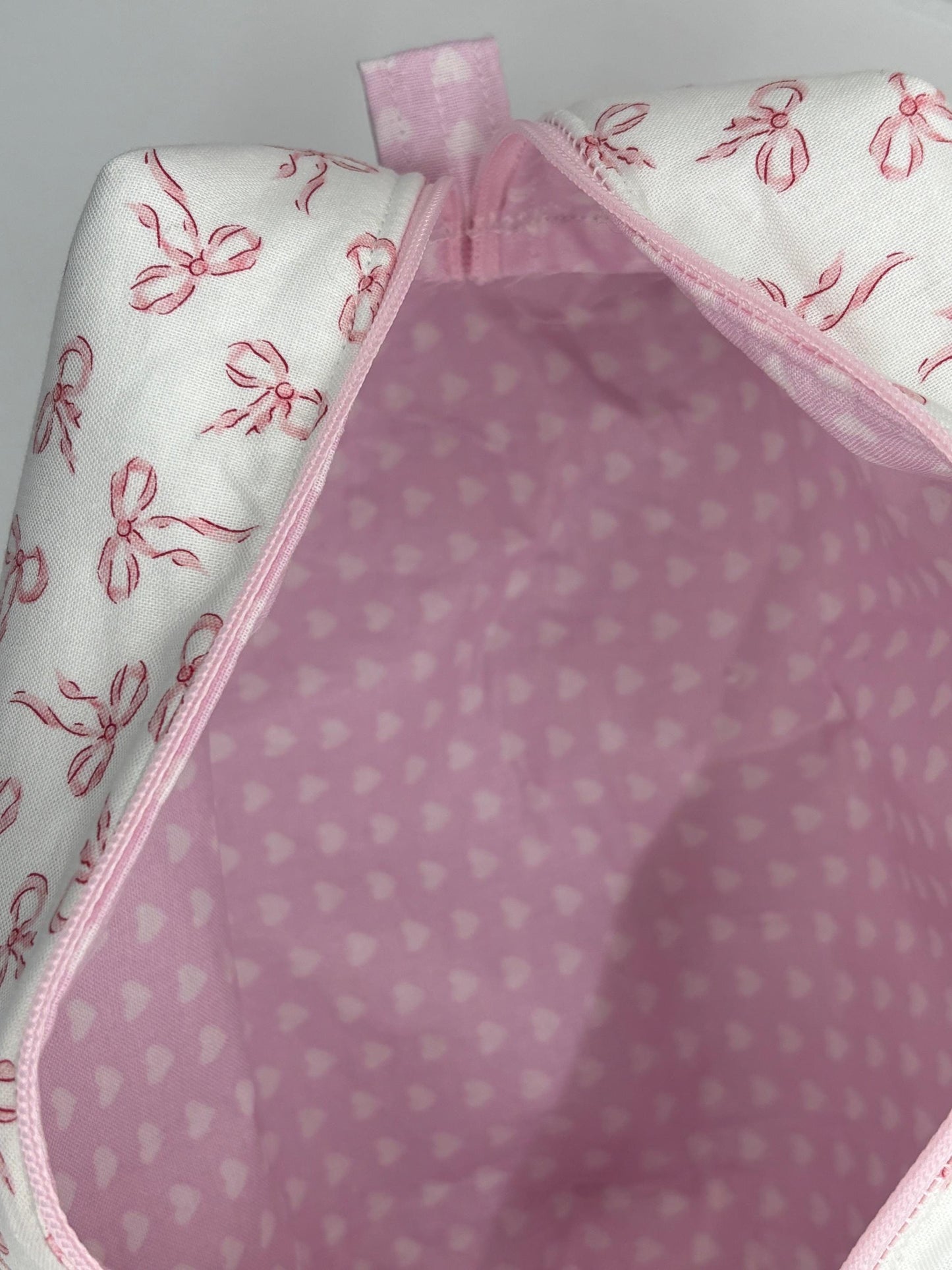 Tiny Bows Boxy Pouch - The Cutest Little Catch-All!