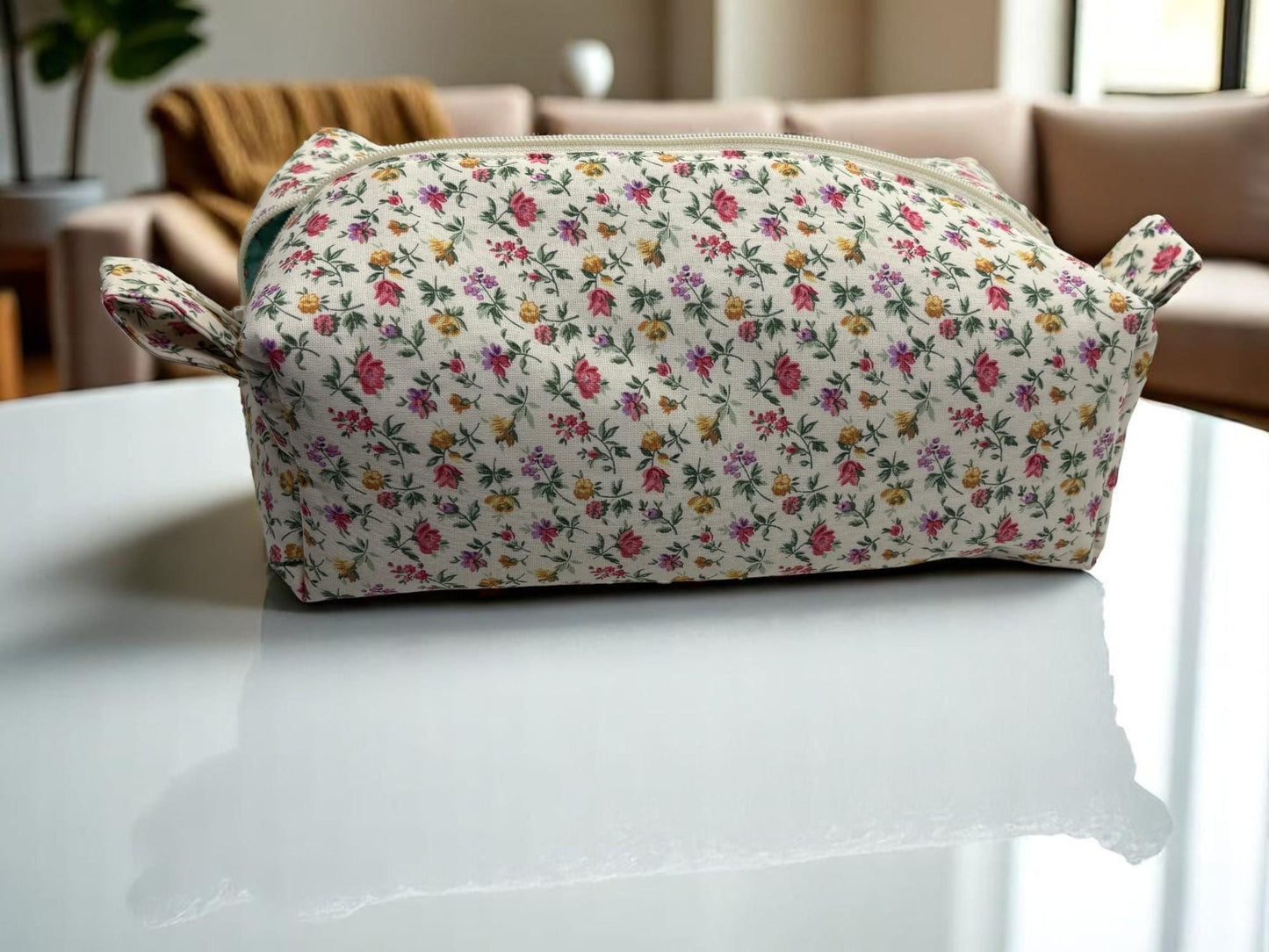 Zippered Toiletry Bag & Makeup Pouch (Multiple Designs)