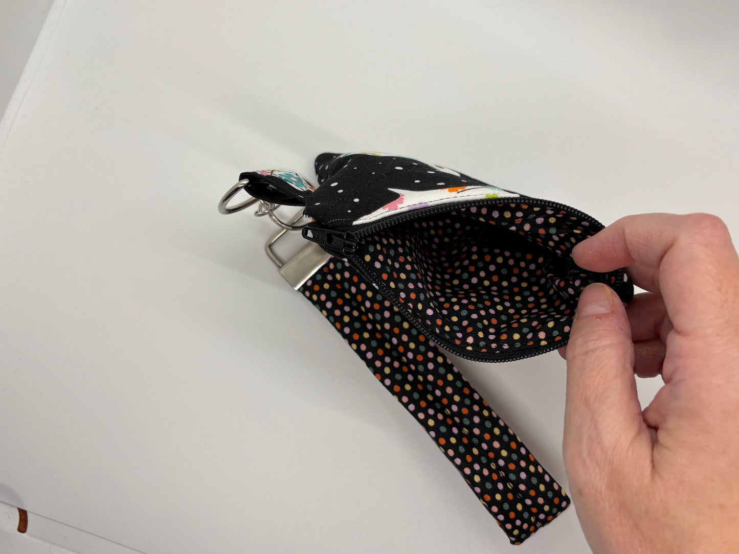 Keychain Wallet, Compact Wallet, Card Holder Keychain, Keyring Wallet, Everyday Carry, Minimalist Wallet, Limited Halloween Collection