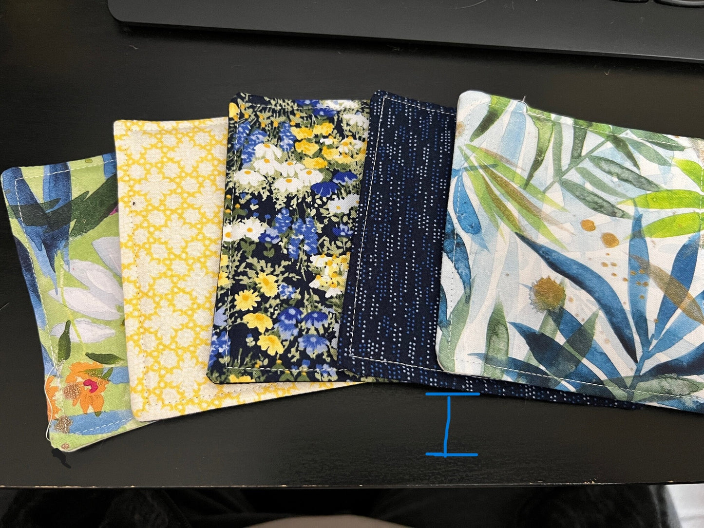 Fabric Coasters, Drink Coasters, Florals ( Multiple Bundles)