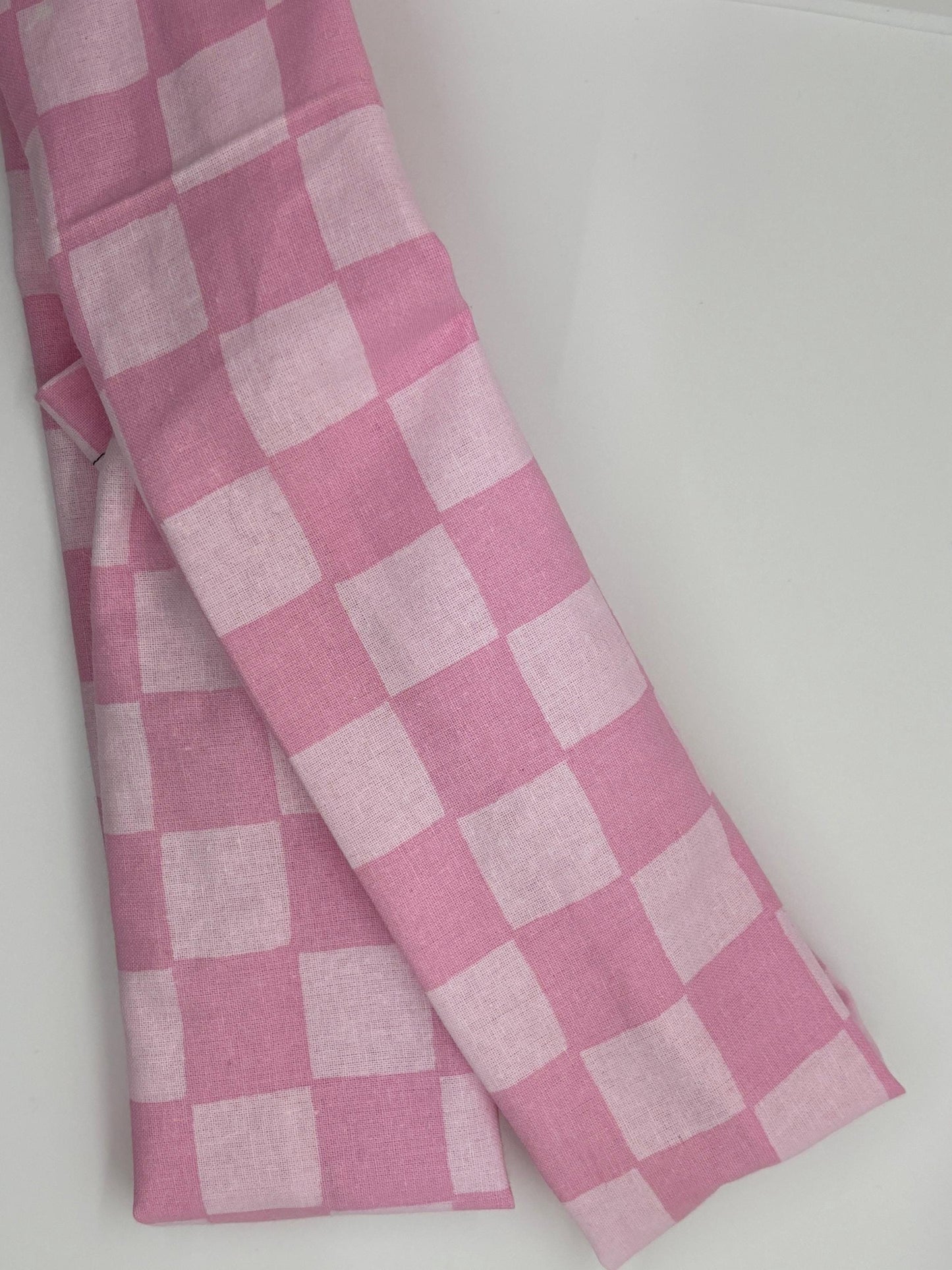 Two Tone Pink Checkerboard Stethoscope Cover