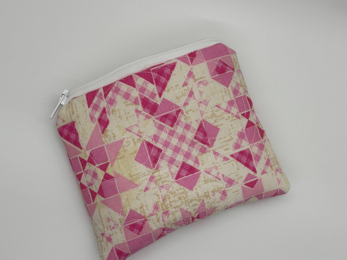 Quilted Mini Zippered Pouch