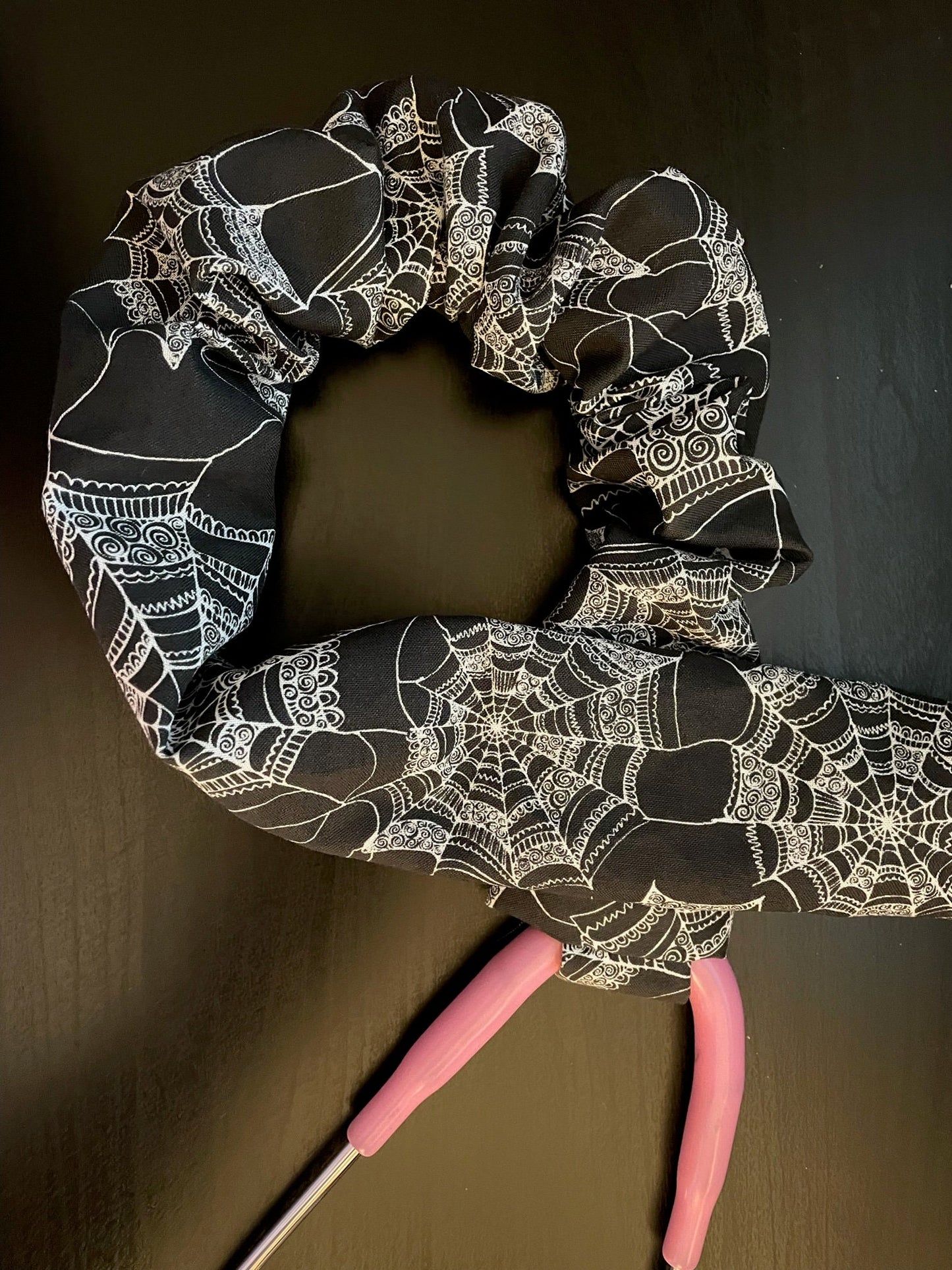 Stethoscope Cover, Stethoscope sleeve, Decorative Spider Webs
