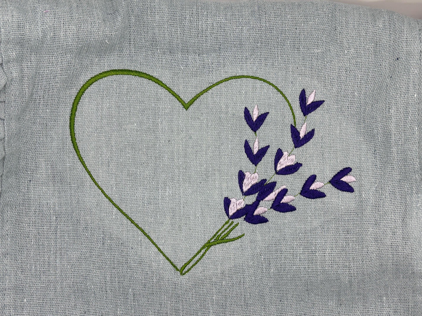 Blue Embroidered Table Runner, Table Runner, Blue Table Runner
