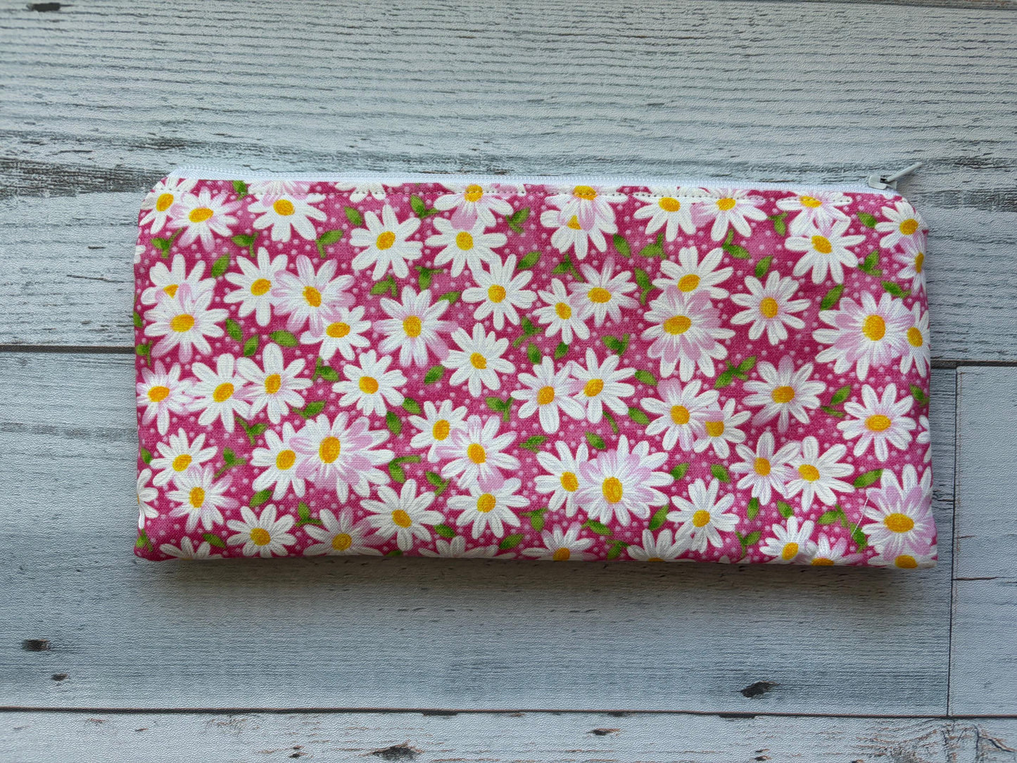 Zippered Pencil Pouch Organizer for School & Office, Pen Case, Small Travel Makeup Bag, Cute Stationery Holder