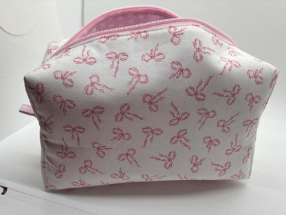 Tiny Bows Boxy Pouch - The Cutest Little Catch-All!