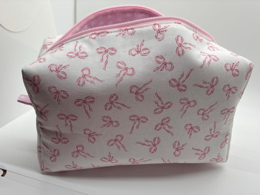 Tiny Bows Boxy Pouch - The Cutest Little Catch-All!