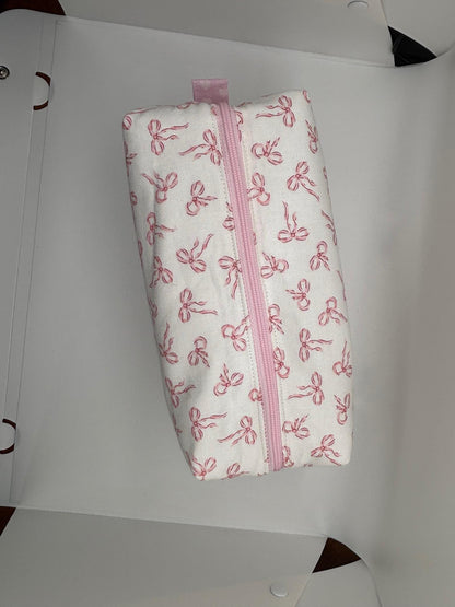 Tiny Bows Boxy Pouch - The Cutest Little Catch-All!