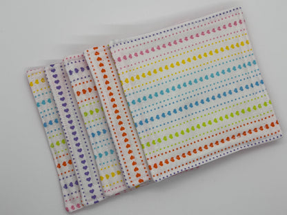 Drink Coasters -  Fabric Drink Coasters, Set of 5,  Home Decor