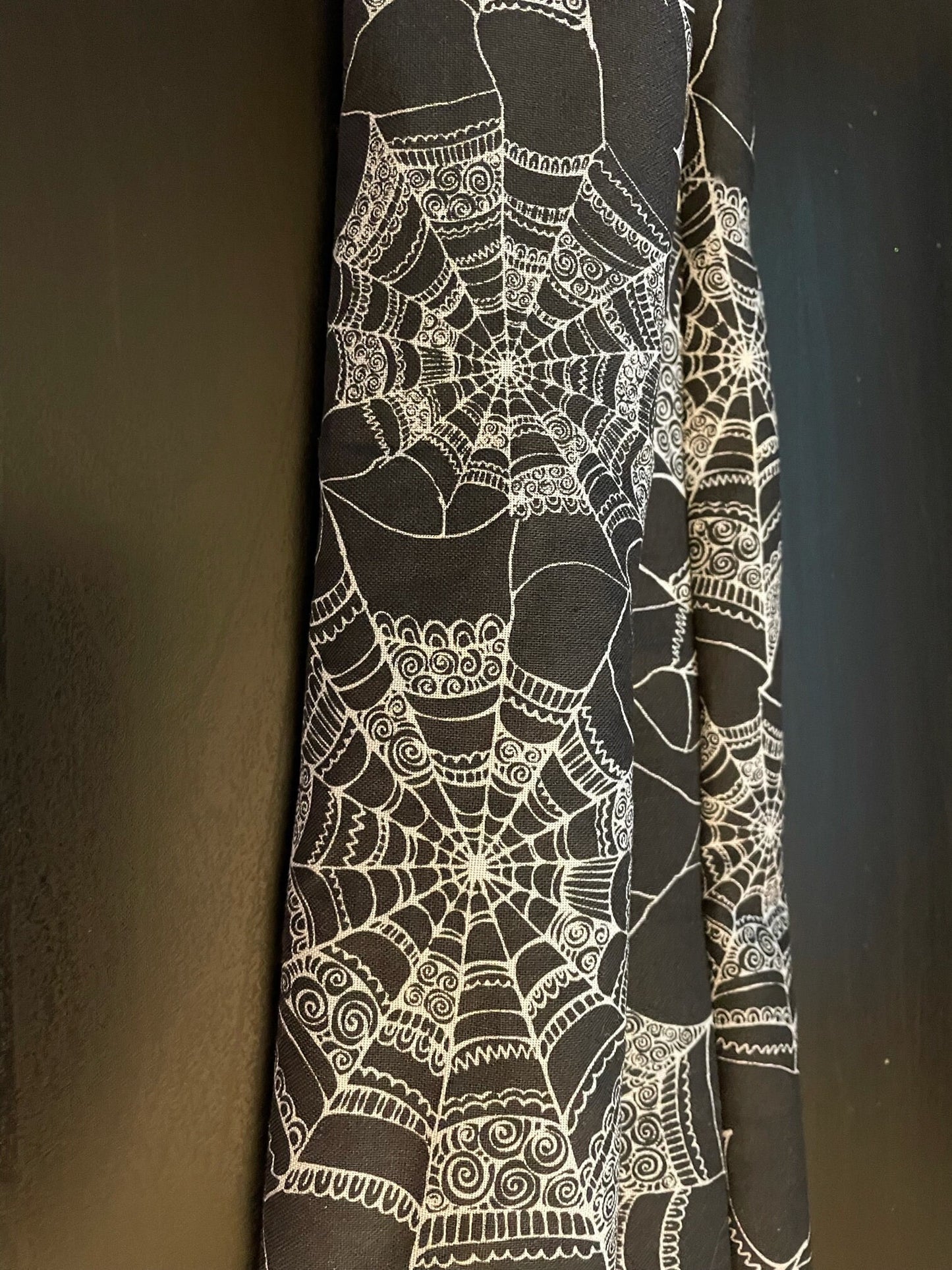 Stethoscope Cover, Stethoscope sleeve, Decorative Spider Webs
