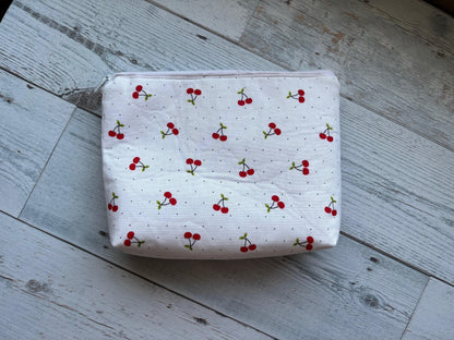 Zippered Flat Bottom Pouch - Durable Makeup Bag, Travel Organizer, Cute Storage Case for Cosmetics & Accessories