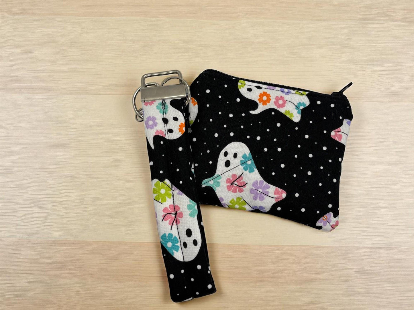 Keychain Wallet, Compact Wallet, Card Holder Keychain, Keyring Wallet, Everyday Carry, Minimalist Wallet,  Limited Halloween Collection