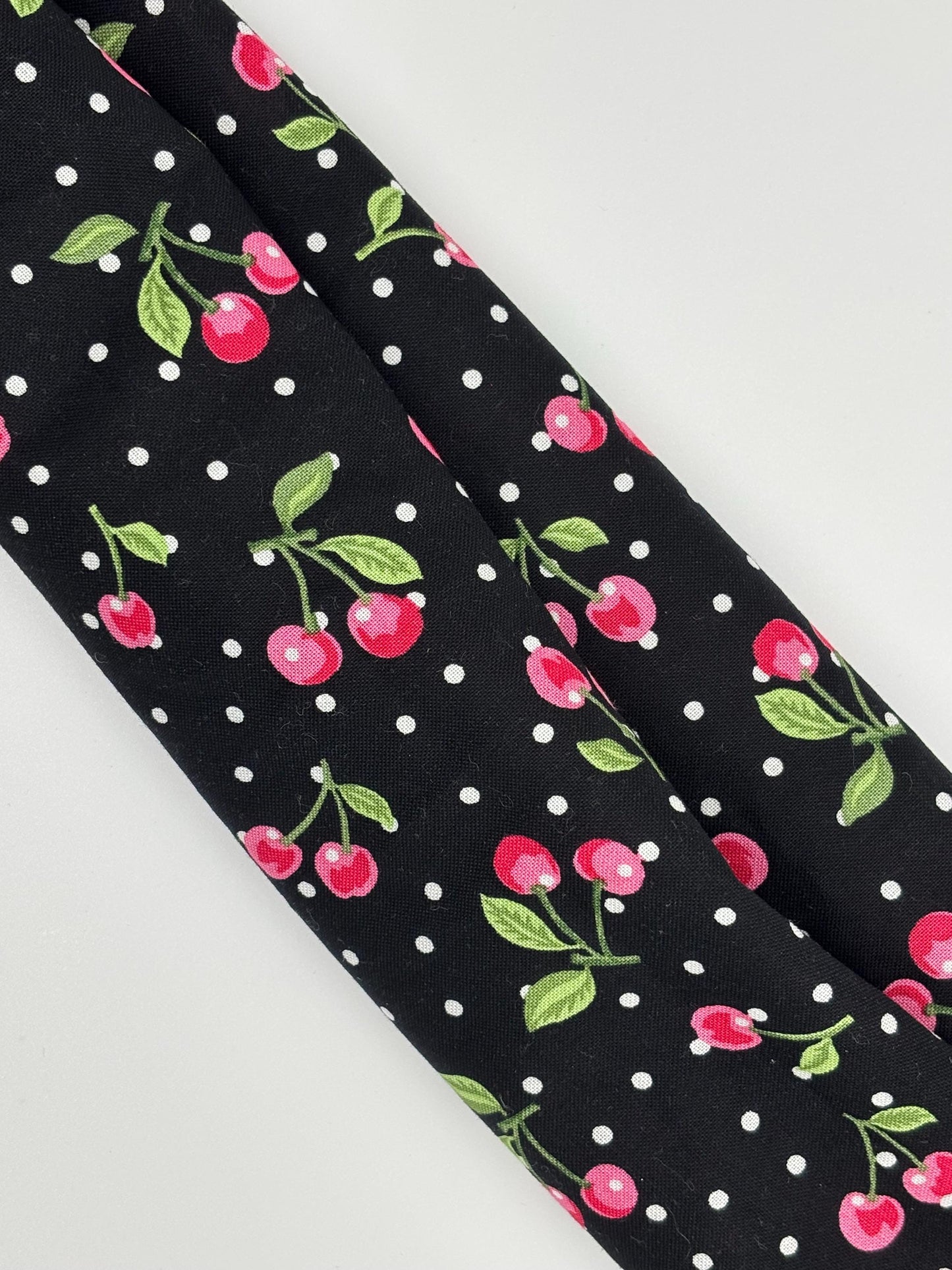 Stethoscope Cover - Polka Dot Cherry Cotton Cover, Cute Accessory for Nurses & Medical Professionals, Personalized Gift
