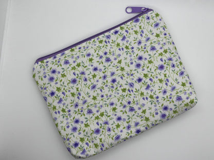 Zippered Flat Bottom Pouch - Durable Makeup Bag, Travel Organizer, Cute Storage Case for Cosmetics & Accessories