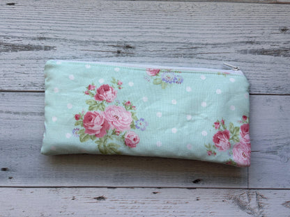 Zippered Pencil Pouch Organizer for School & Office,  Pen Case, Small Travel Makeup Bag, Cute Stationery Holder
