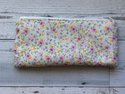 Zippered Pencil Pouch Organizer for School & Office,  Pen Case, Small Travel Makeup Bag, Cute Stationery Holder