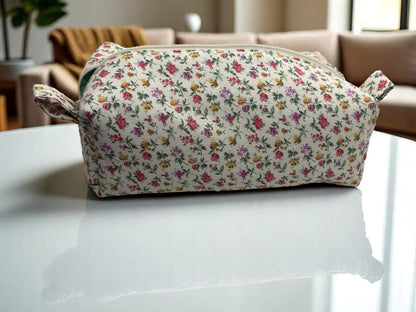 Zippered Toiletry Bag & Makeup Pouch (Multiple Designs)