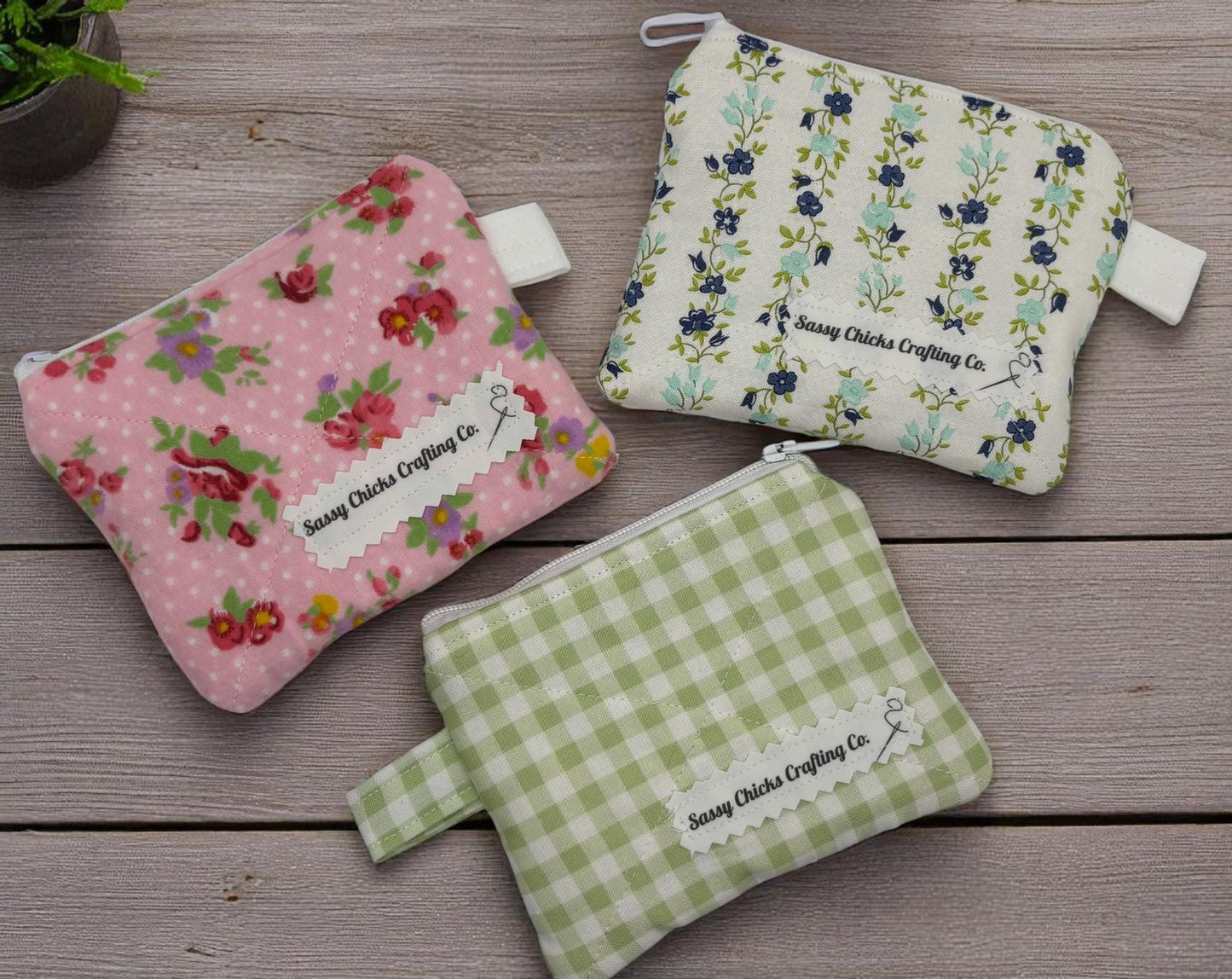 Zippered Coin Pouch | Cute and Compact Wallet for Coins, Keys or Cards | Perfect Gift for Her | Handmade & Unique Accessories