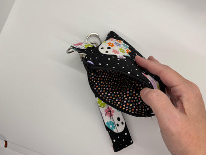 Keychain Wallet, Compact Wallet, Card Holder Keychain, Keyring Wallet, Everyday Carry, Minimalist Wallet,  Limited Halloween Collection
