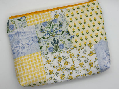 Zippered Flat Bottom Pouch - Durable Makeup Bag, Travel Organizer, Cute Storage Case for Cosmetics & Accessories