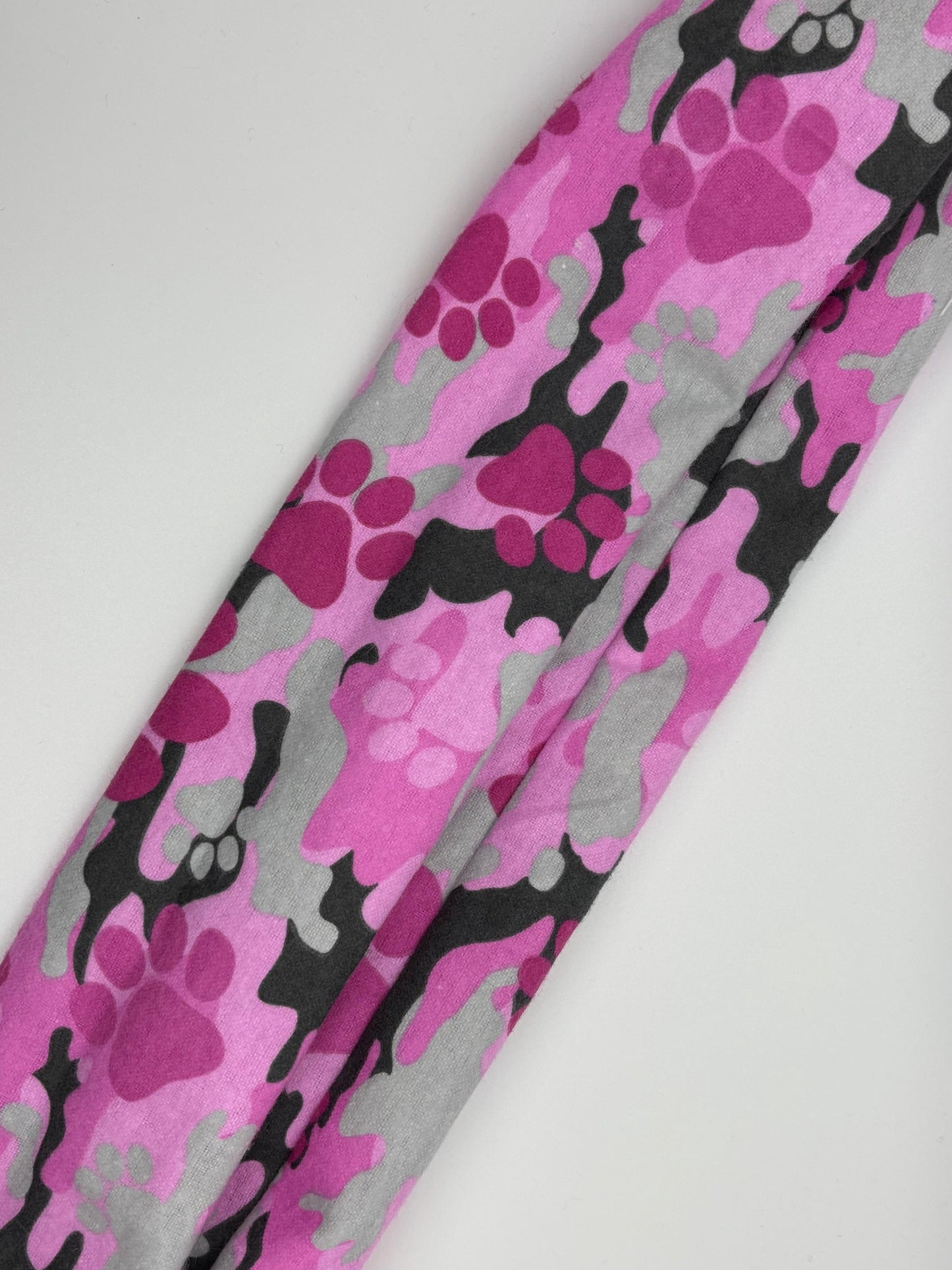 Pink Camo Paw Prints Stethoscope Cover | Reusable Sleeve for Healthcare Professionals | Cute Animal Print Accessory (Limited)