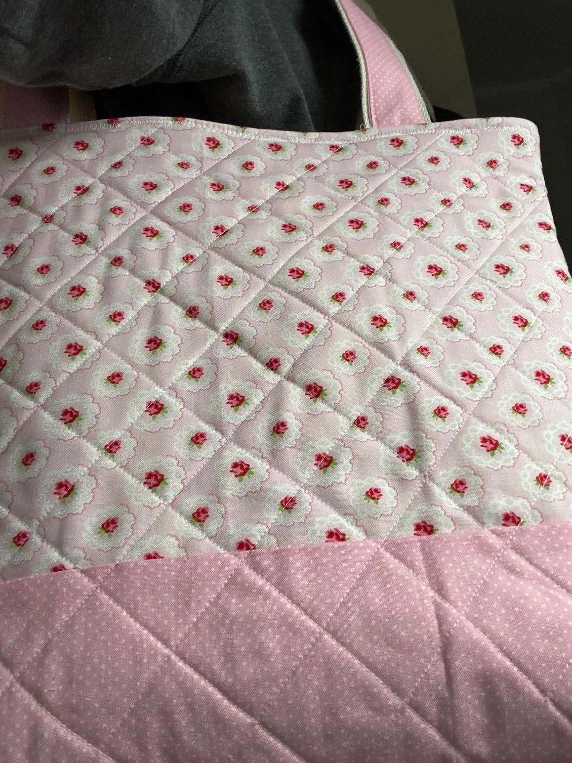 Quilted, Handmade, One of a Kind Tote Bag