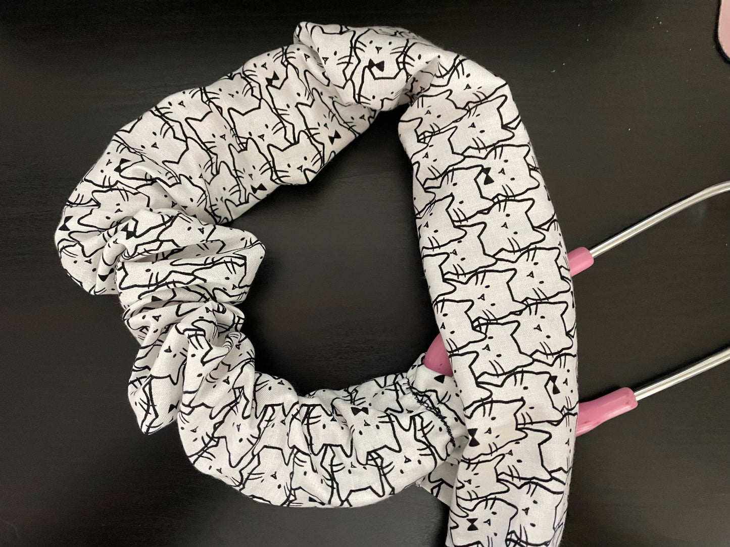 Stethoscope Cover, Stethoscope sleeve, Reusable Stethoscope Cover,  Black and White Cats