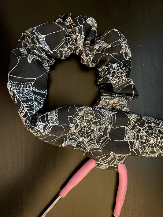 Stethoscope Cover, Stethoscope sleeve, Decorative Spider Webs