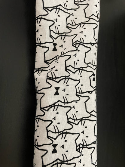 Stethoscope Cover, Stethoscope sleeve, Reusable Stethoscope Cover,  Black and White Cats